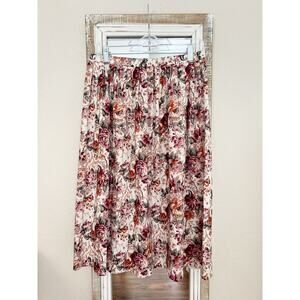 Women's Beautiful Handmade Floral Skirt Medium